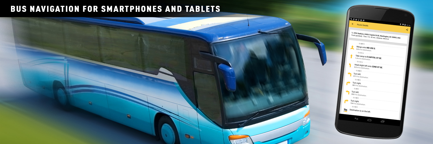 SmartBusRoute offers daily updated motorcoach routes and navigation
